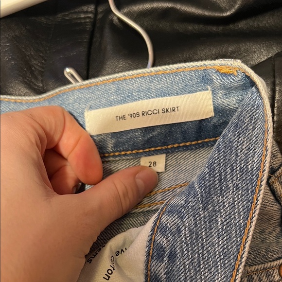 Denim Forum 90s Ricci Denim Mini Skirt - Picture 6 of 6